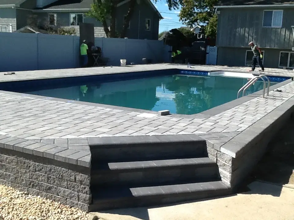 Residential driveway — Long Island